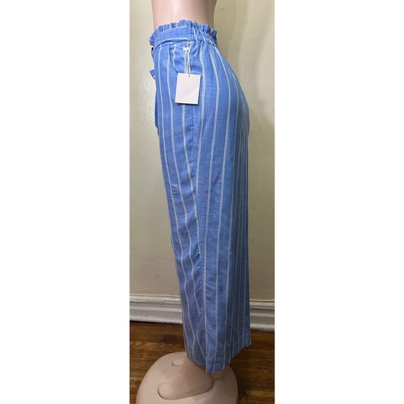 NWT Lauren Conrad Blue Striped Women's Pants - Picture 3 of 11